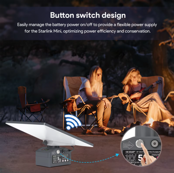 EDUP Exclusive Starlink Mini 95W SPX Portable Power Charger Portable Battery with Outstanding Stable Working Stable Performance 12