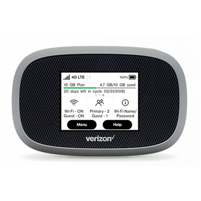 Inseego Verizon Jetpack MiFi 8800L Küresel LTE Mobil Bağlantı Noktası 4400 MAh Pil