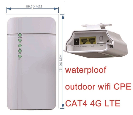 satın al IP Kamera için Suya Dayanıklı Dış Mekan LTE Dış Mekan CPE 150Mbps Kablosuz Hotspot Router online manufacture