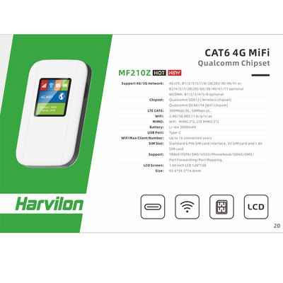 satın al Beyaz / Siyah / Altın / Kırmızı renkli 5V 1A 4G Mobil WiFi Yönlendiricisi online manufacture