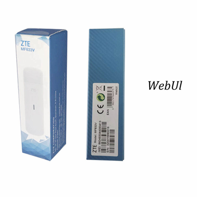 satın al Z-Te Mf833V Mf833u1 USB Dongle 150 Mbps Kablosuz 4G LTE Modem Mf833 Küresel Evrensel Ağ Kartı online manufacture