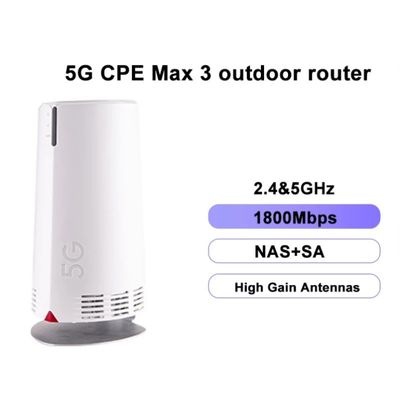 satın al 5G CPE Max 3 Outdoor Outdoor Mesh Wireless Unlocked LTE 5G CPE Hotspot Router Wifi 6 Routers online manufacture